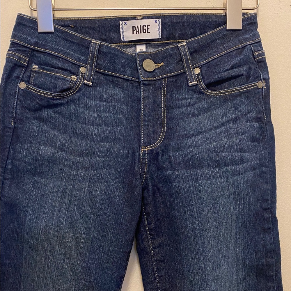 Paige skyline straight jeans size 25